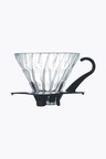 Hario V60 Glass Coffee Dripper 01 filtro de café (filtro manual) negro