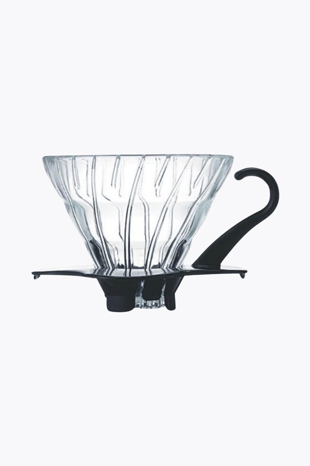 Hario V60 Glass Coffee Dripper 01 filtro de café (filtro manual) negro