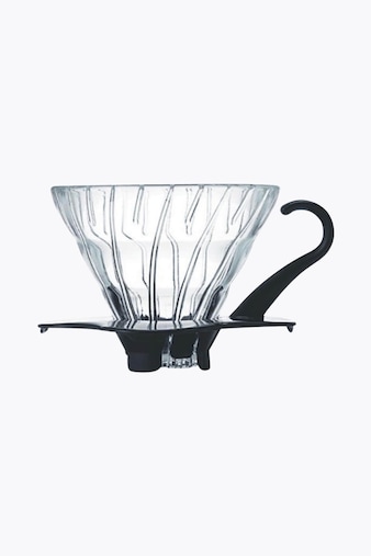 Hario V60 Glass Coffee Dripper 01 filtro de café (filtro manual) negro