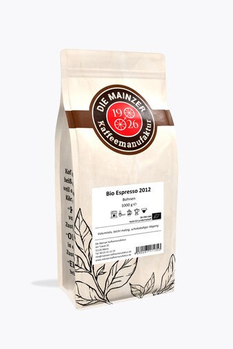 Mainzer Kaffeemanufaktur Organic Espresso 2012 1kg