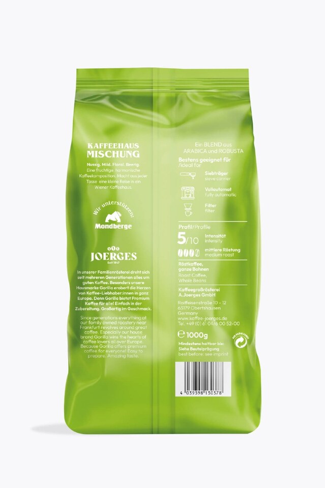 Gorilla Coffeehaus Blend 1kg
