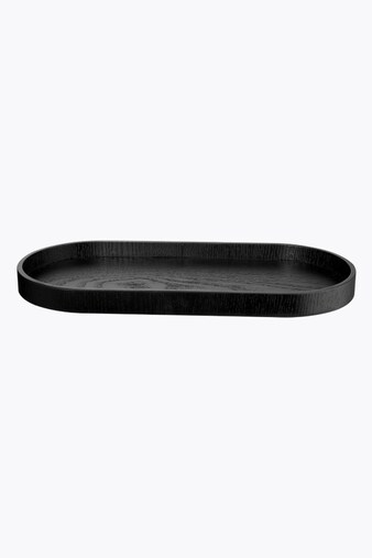 ASA Selection Wood oval wooden tray black
