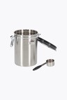 Coffee Canister mit Löffel, Stainless Steel / Kunststoff, 1700ml