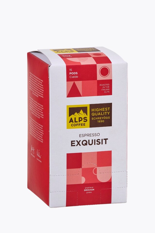 Alps Coffee Espresso Exquisit 15 cápsulas