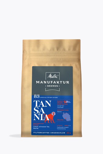 Melitta® Manufaktur-Kaffee Bremen Tansania 250g