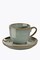 ASA Selection cappuccino cup with saucer Seasons Eucalyptus