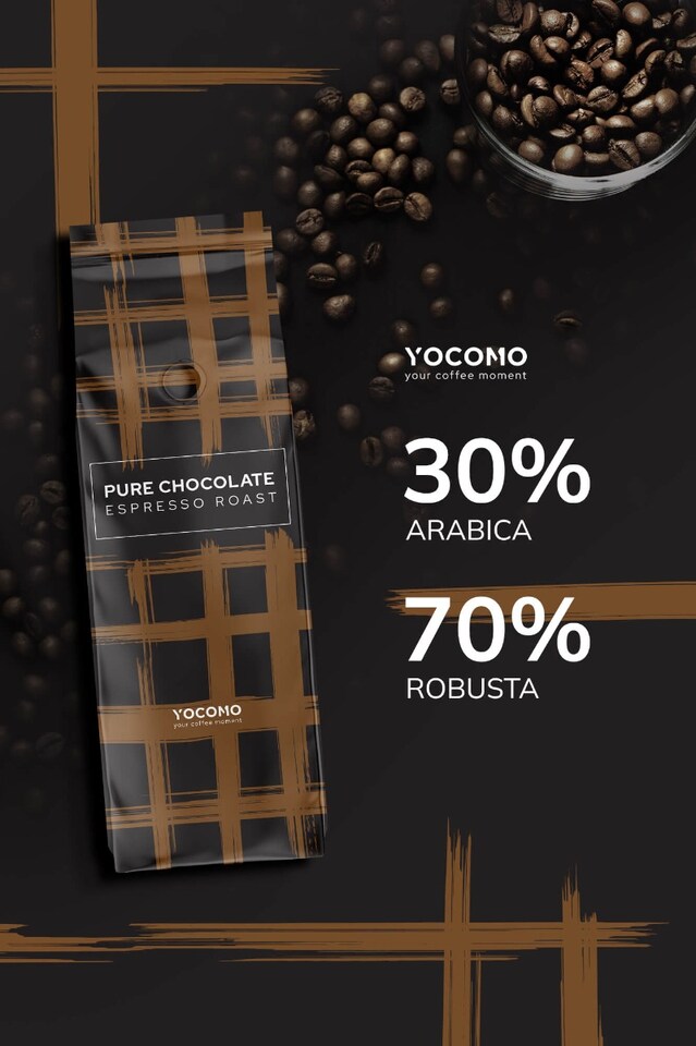 YOCOMO Pure Chocolate Espresso Roast 250g
