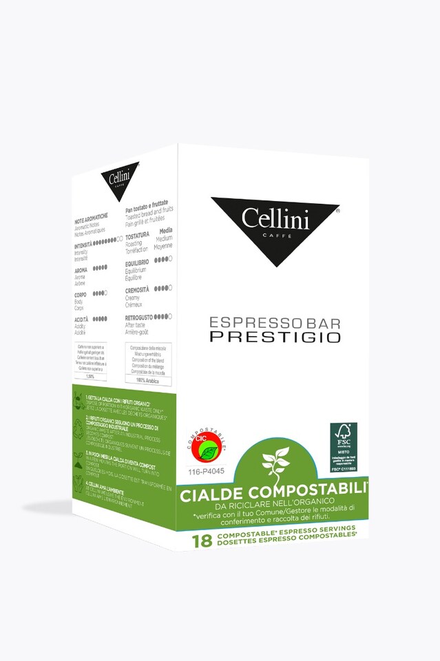 Cellini Espresso Bar Prestigio 18 E.S.E. Pads