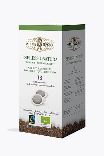 Miscela D'Oro Espresso Natura Bio 18 monodosis E.S.E.