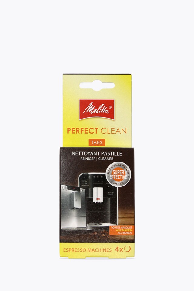 Melitta® Perfect Clean cleaning tabs for fully automatic coffee machines, 4 pieces