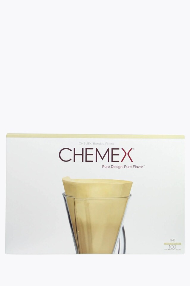 Chemex Filters for 1-3 Cup Carafe Natural 100 Pieces