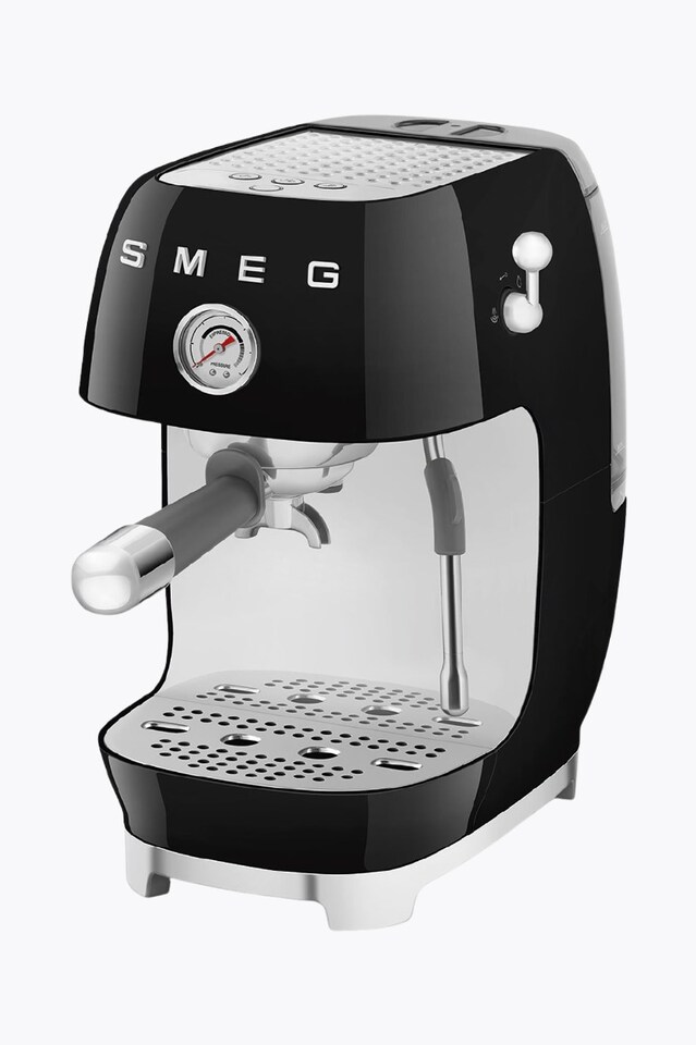 Smeg Espresso Machine 50's Style mit Cold Brew-Funktion, Black