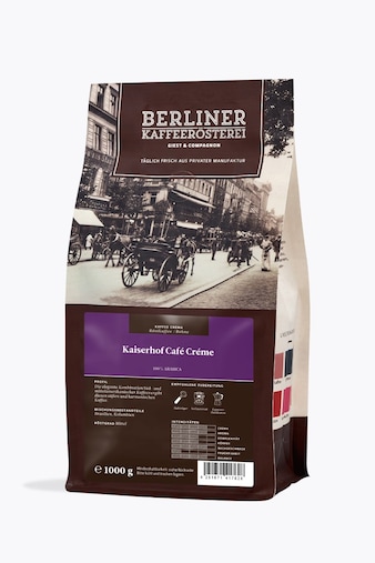Berliner Kaffeerösterei Café Créme Kaiserhof 1kg