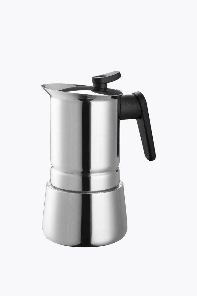 Pedrini stainless steel coffee maker for 6 cups