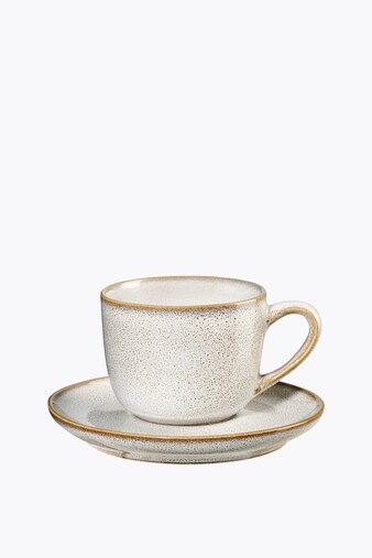ASA Selection espresso cup with saucer Saisons Sand