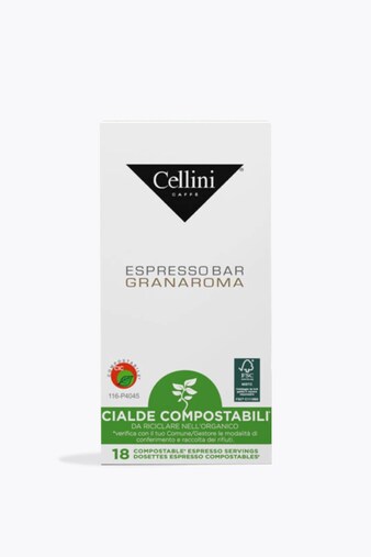 Cellini Espresso Bar Granaroma 18 E.S.E. Pods
