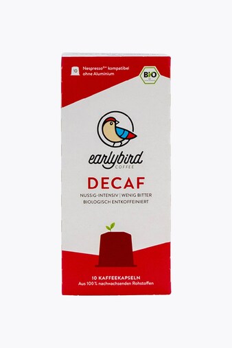 earlybird coffee Decaf Bio 10 Kapseln Nespresso® kompatibel