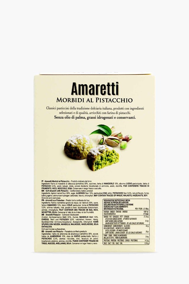 Falcone Amaretti Morbidi Pistacchio 170g mit Pistachion