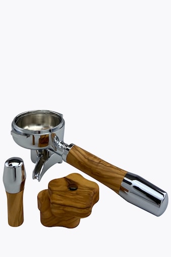 ECM Rotary Valve Handle Set Olive Wood
