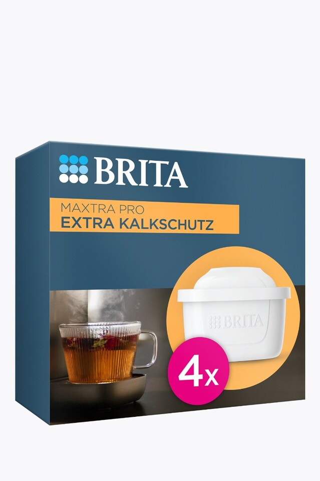 Cartucho de filtro de agua BRITA MAXTRA PRO Extra protección contra la cal pack de 4 unidades